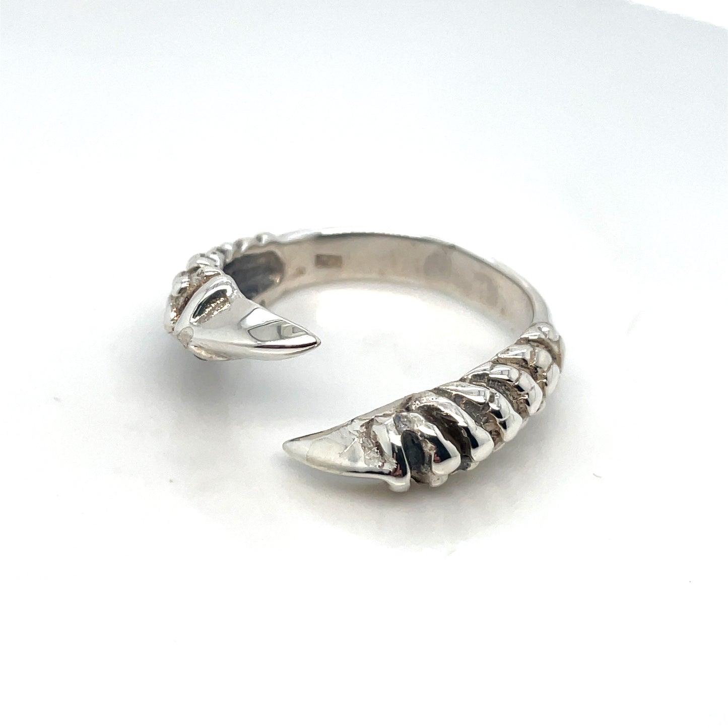 925 Silver Ring Dragon Clains