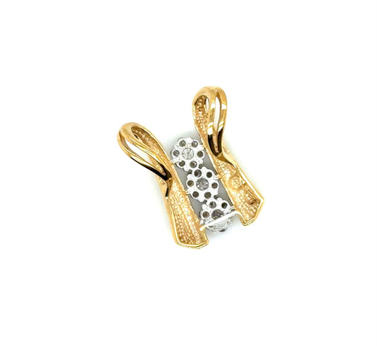 10k Yellow Gold 0.30 CT TW Diamond Pendant