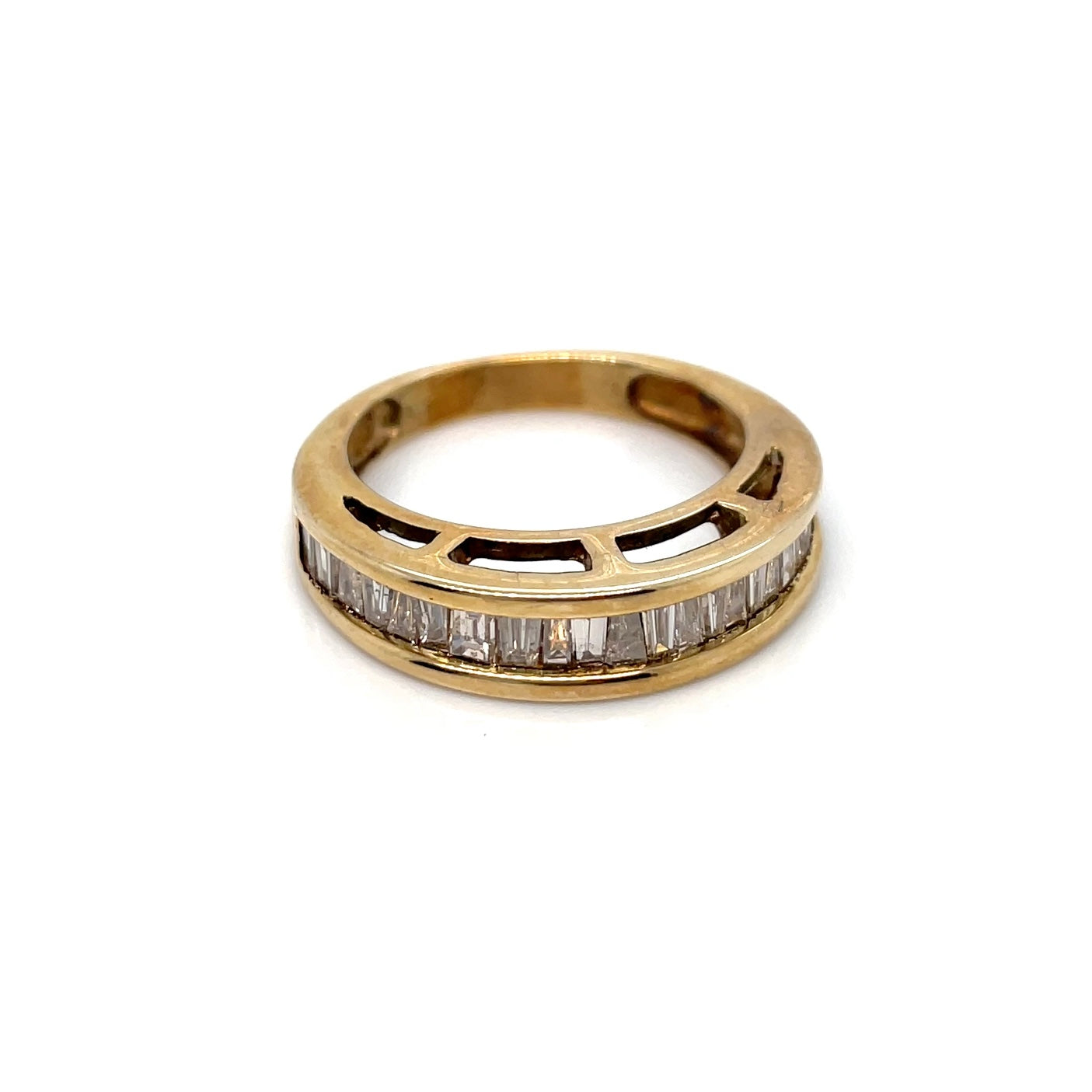 14k Yellow Gold Lady’s Wedding 1.2 CT TW Band