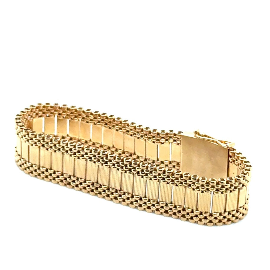 14k Yellow Gold Ladies Bracelet