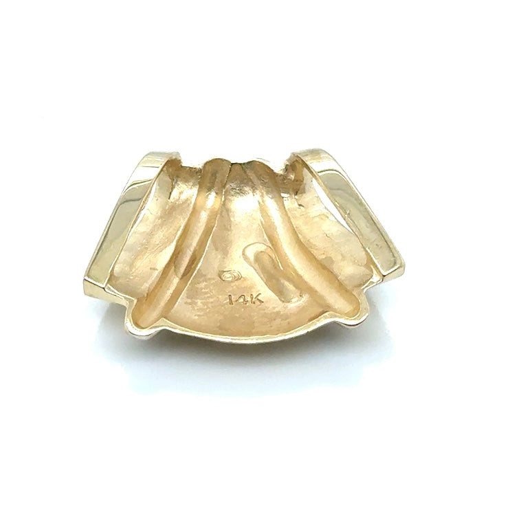 14k Yellow and White Gold Pendant