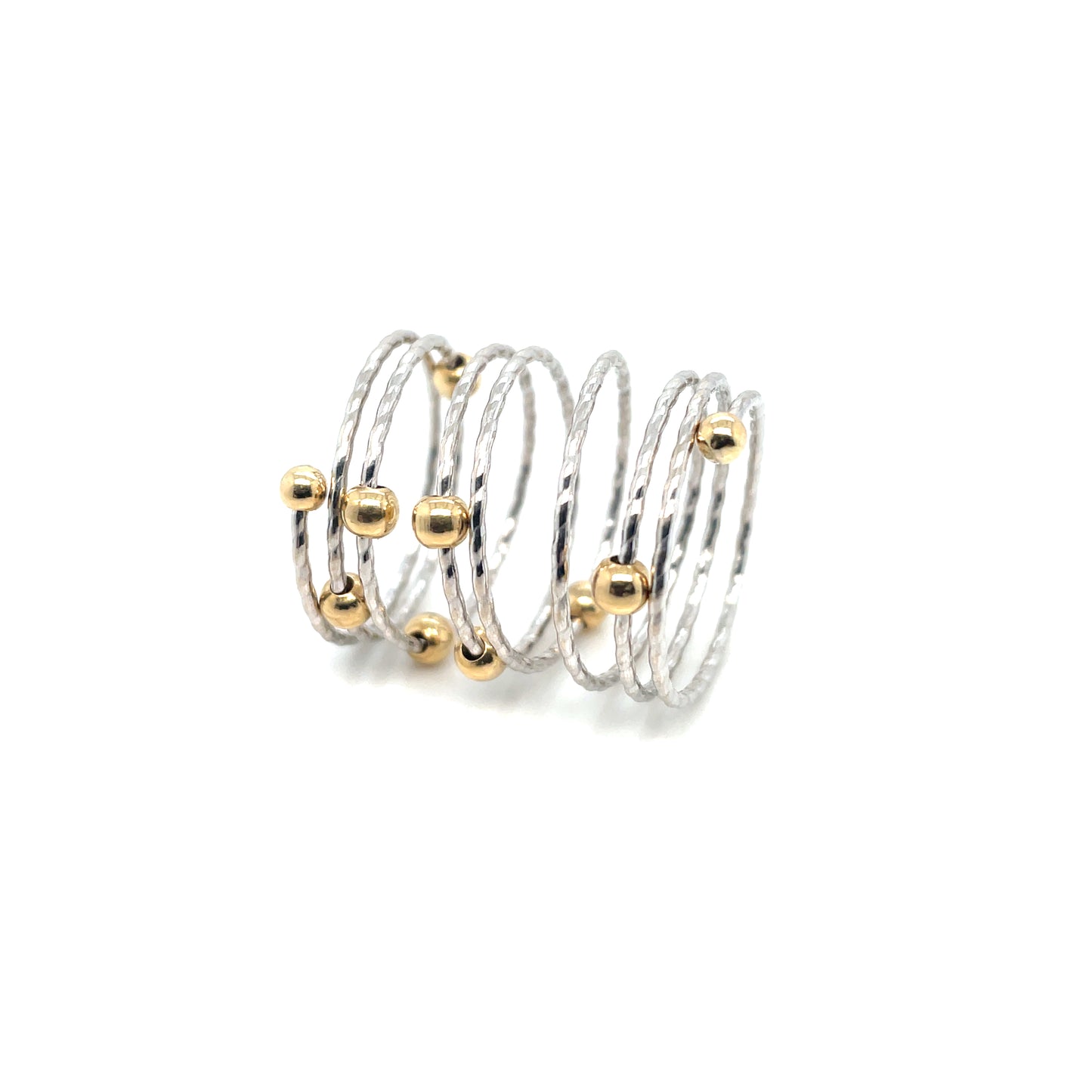 14k Yellow Gold & White Gold Vintage Ring