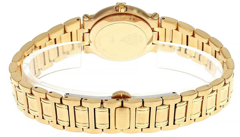 Gucci Stainless Steel Gold Women's Watch with White Mother of Pearl Dial, Model 9200L